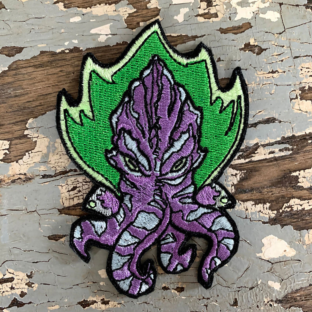 Space Squid Embroidered Patch