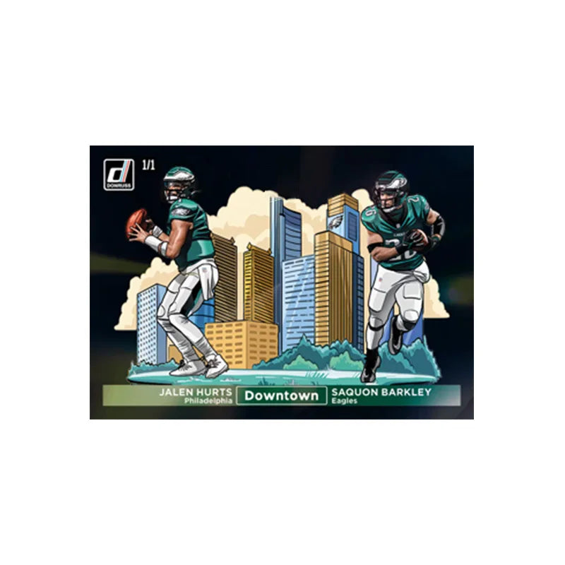 Panini 2024 Nfl Horizontal Downtown Black Joash Allen Tom Brady Justin Jefferson Diy Rugby Star Trading Cards Gift Collection