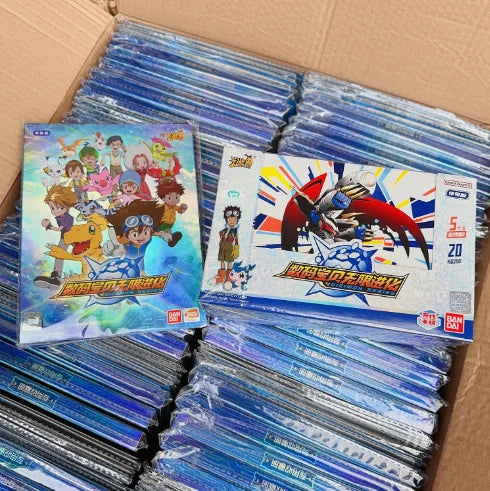 KAYOU Digimon Collection Digital Monster Cards-Legendary Tyrannosaurus Rex Adventure Trading Card Animecollect Toys Kids Gifts