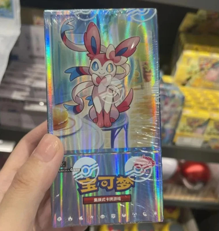 100%Original Pokemon Gem Pack Vol2 Edition Cards Anime Pokemon PTCG Trading Gem Bag 2 Cards Collected Toy Social Birthday Gift