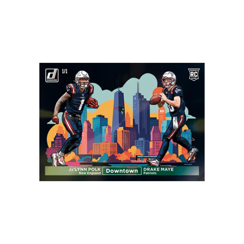 Panini 2024 Nfl Horizontal Downtown Black Joash Allen Tom Brady Justin Jefferson Diy Rugby Star Trading Cards Gift Collection