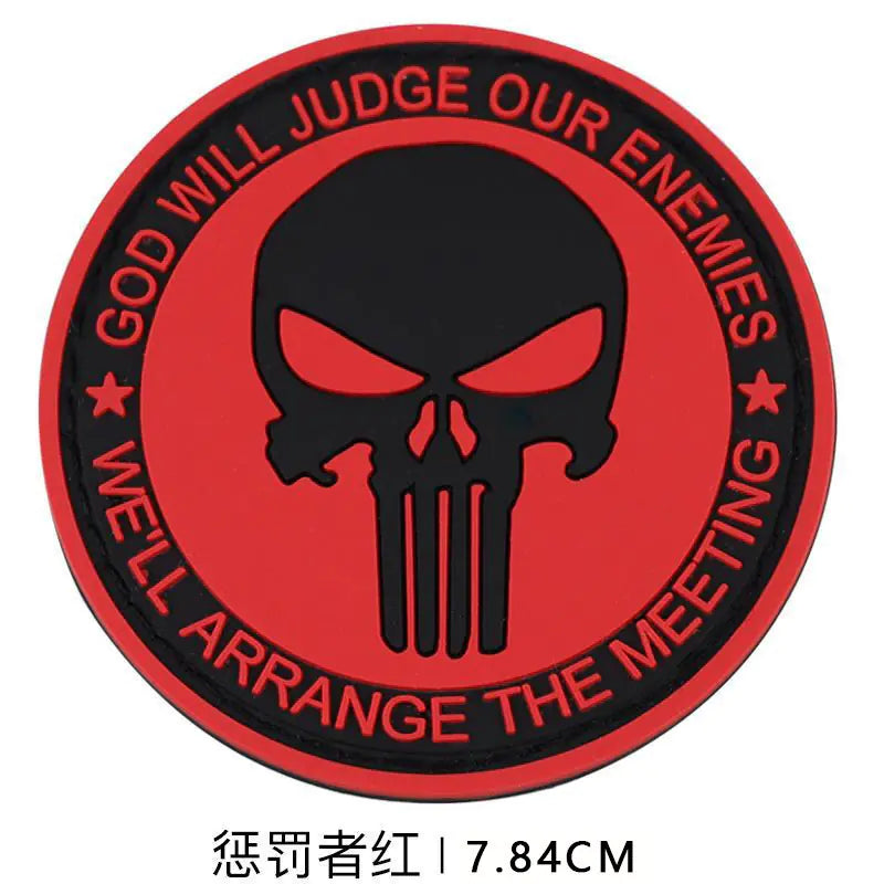 PVC National Flag Patch - Tactical Backpack Accessory
