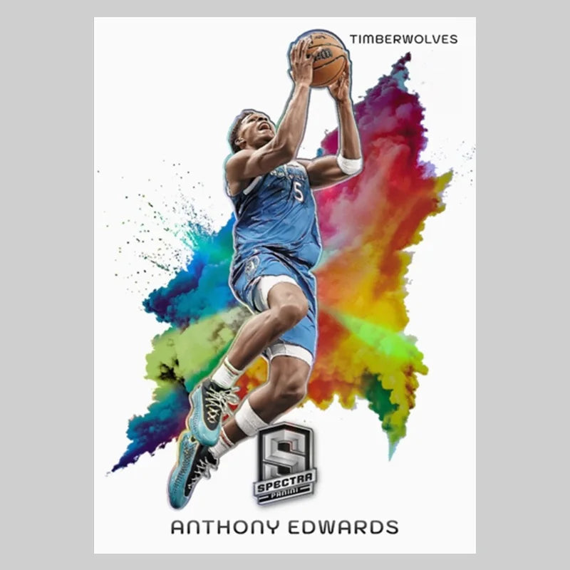 Panini 2024 Diy Homemade Best of The Nba Color Blast Wembanyama James Doncic Curry Basketball Star Trading Cards Gift Collection