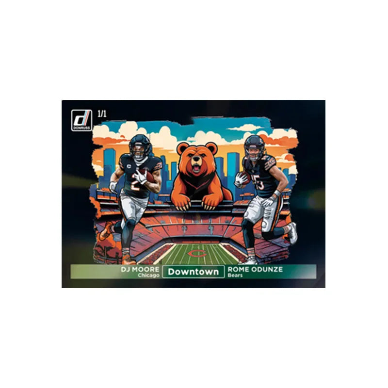 Panini 2024 Nfl Horizontal Downtown Black Joash Allen Tom Brady Justin Jefferson Diy Rugby Star Trading Cards Gift Collection