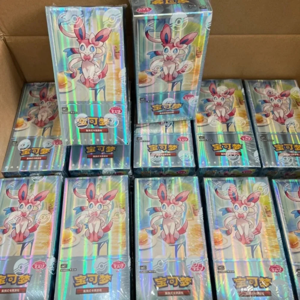 100%Original Pokemon Gem Pack Vol2 Edition Cards Anime Pokemon PTCG Trading Gem Bag 2 Cards Collected Toy Social Birthday Gift