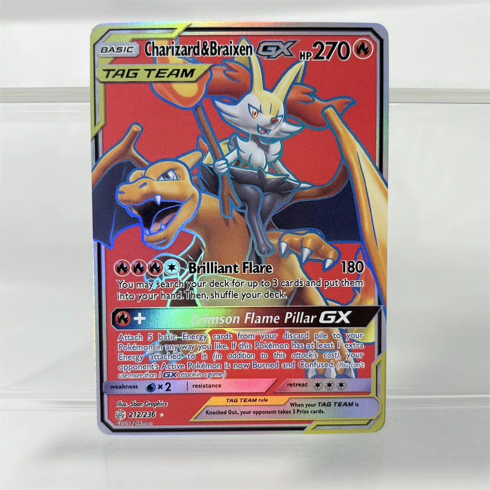 PKM Foil Cards Proxy Cards Sword & Shield and Sun & Moon So Many Holographic Game Trading Collection PTCG Proxy Toys Gifts