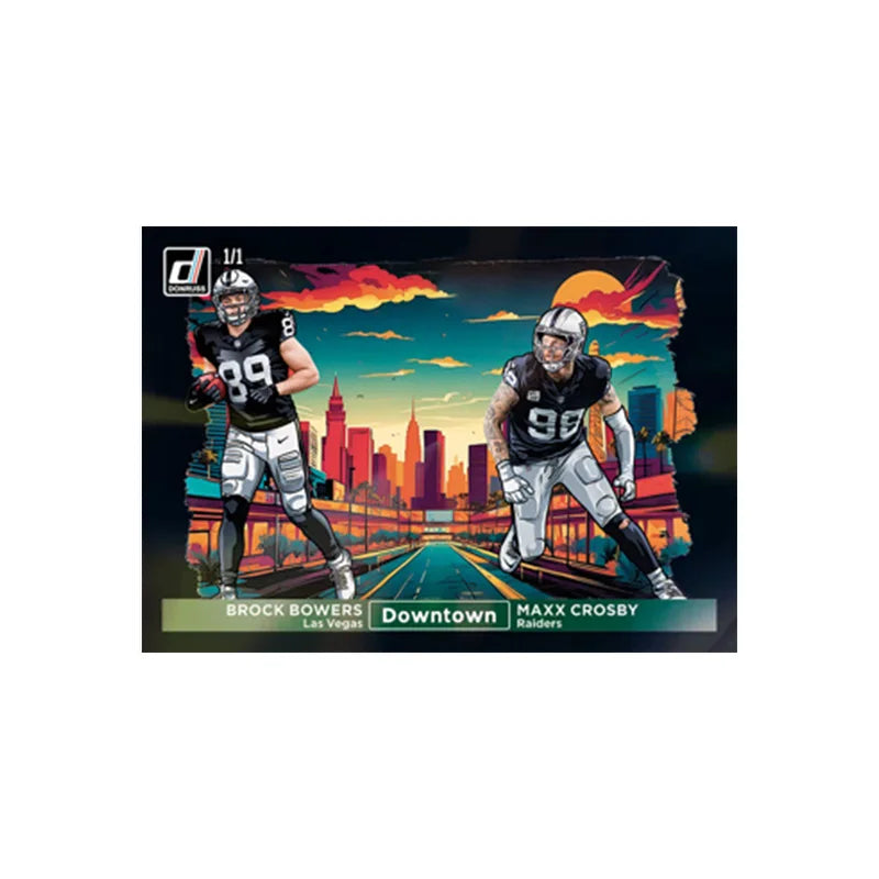 Panini 2024 Nfl Horizontal Downtown Black Joash Allen Tom Brady Justin Jefferson Diy Rugby Star Trading Cards Gift Collection