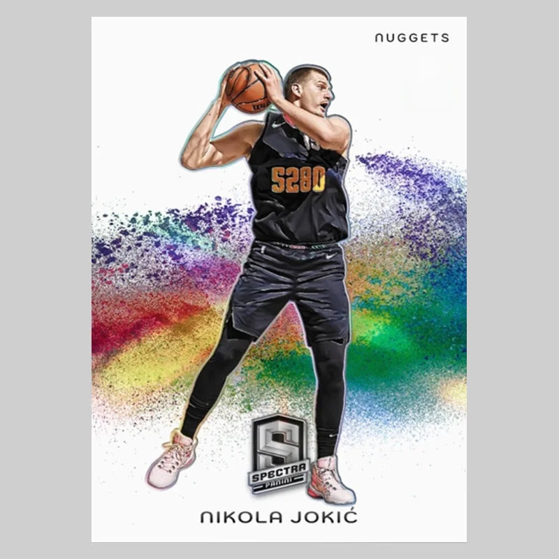 Panini 2024 Diy Homemade Best of The Nba Color Blast Wembanyama James Doncic Curry Basketball Star Trading Cards Gift Collection