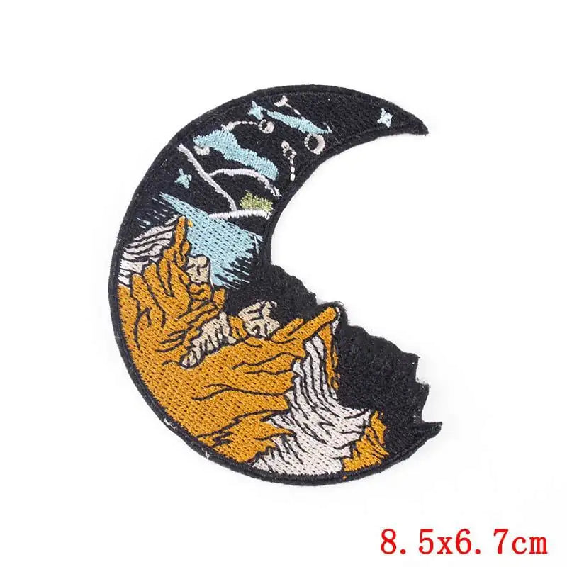 Punk Embroidery Cloth Patch Stickers for DIY Clothes