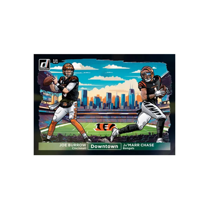Panini 2024 Nfl Horizontal Downtown Black Joash Allen Tom Brady Justin Jefferson Diy Rugby Star Trading Cards Gift Collection