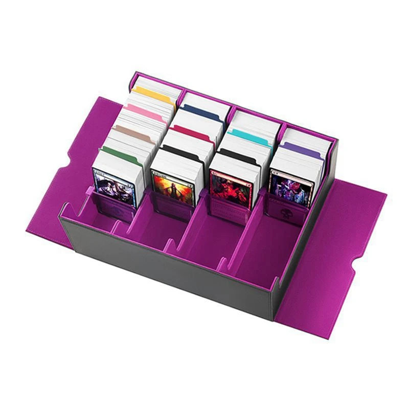 B49B-Upgrade Card Storage Box,TCG Deck Case,Fits 2400+ Single Sleeved Cards For MTG,Yugioh,TCG,Trading Cards Sport Cards