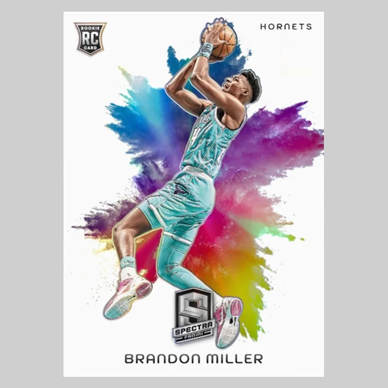 Panini 2024 Diy Homemade Best of The Nba Color Blast Wembanyama James Doncic Curry Basketball Star Trading Cards Gift Collection