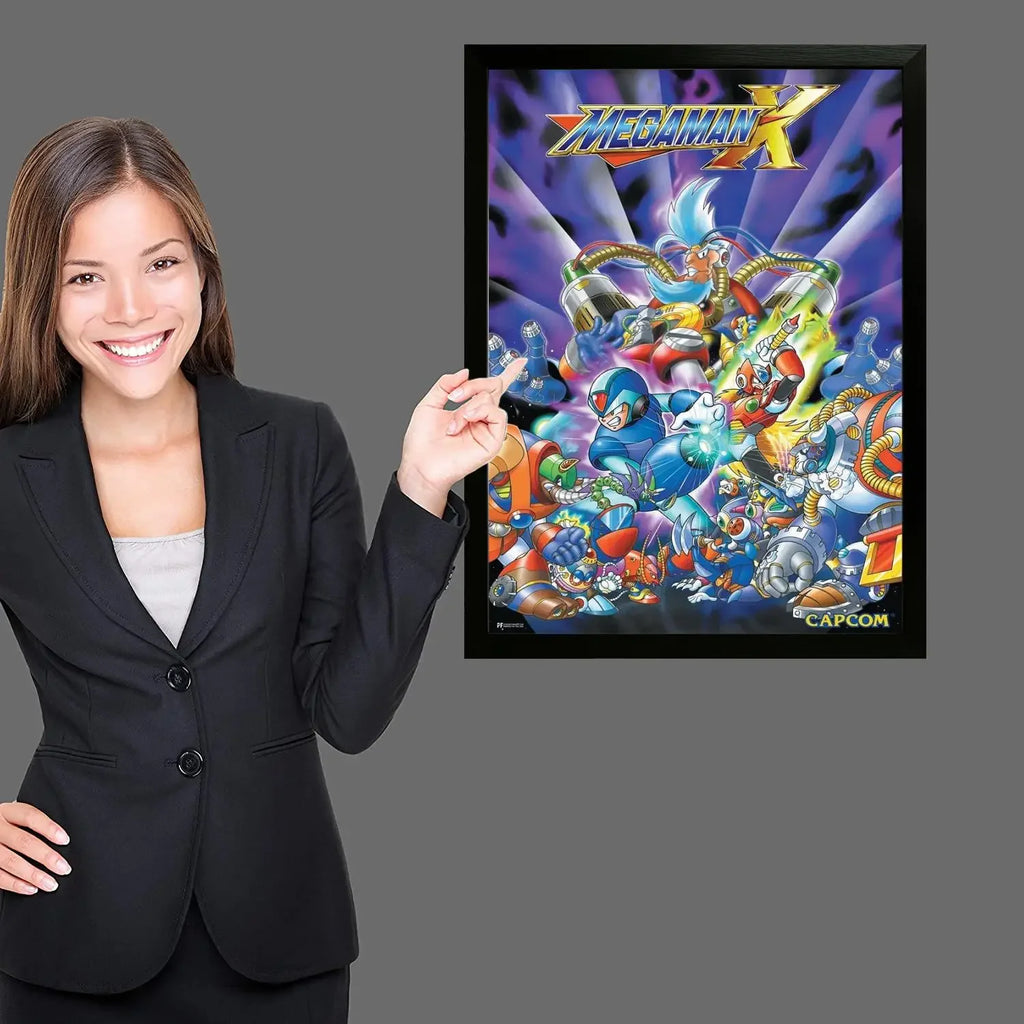 mega man video games Canvas Art Poster, Wall Art, Picture Print, Modern Family, Bedroom Decor, Posters,Decorative painting