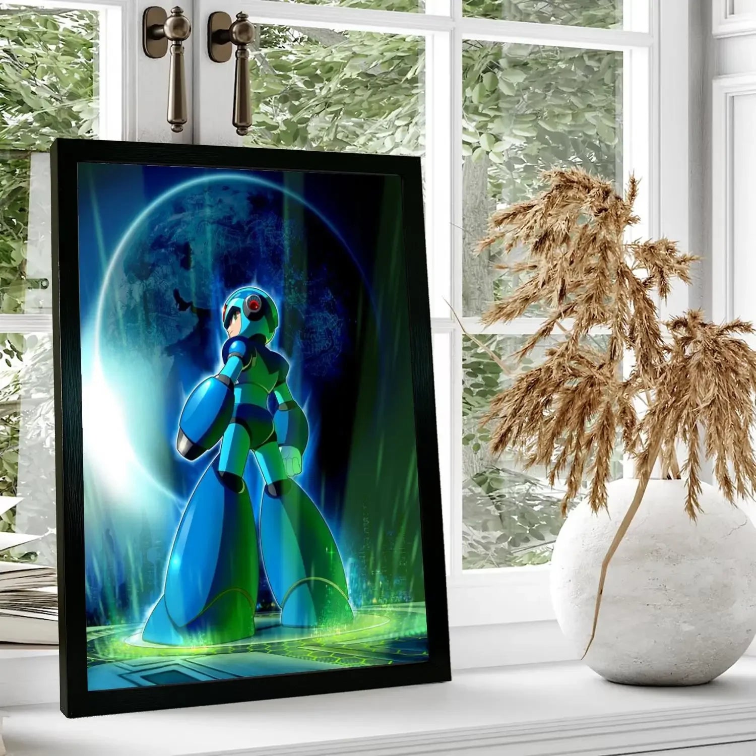 mega man video games Canvas Art Poster, Wall Art, Picture Print, Modern Family, Bedroom Decor, Posters,Decorative painting