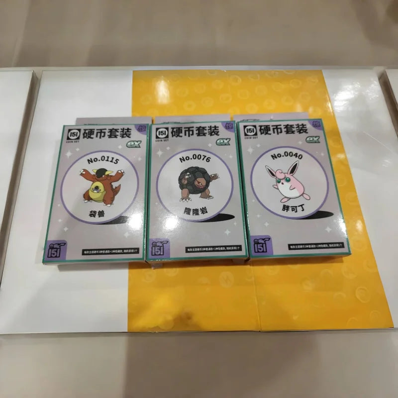 New Selling Original Poke Trading Ptcg Card 151C Jing Simplified Chinese Coin Set Random Style Birthday Gift Collection Card Toy