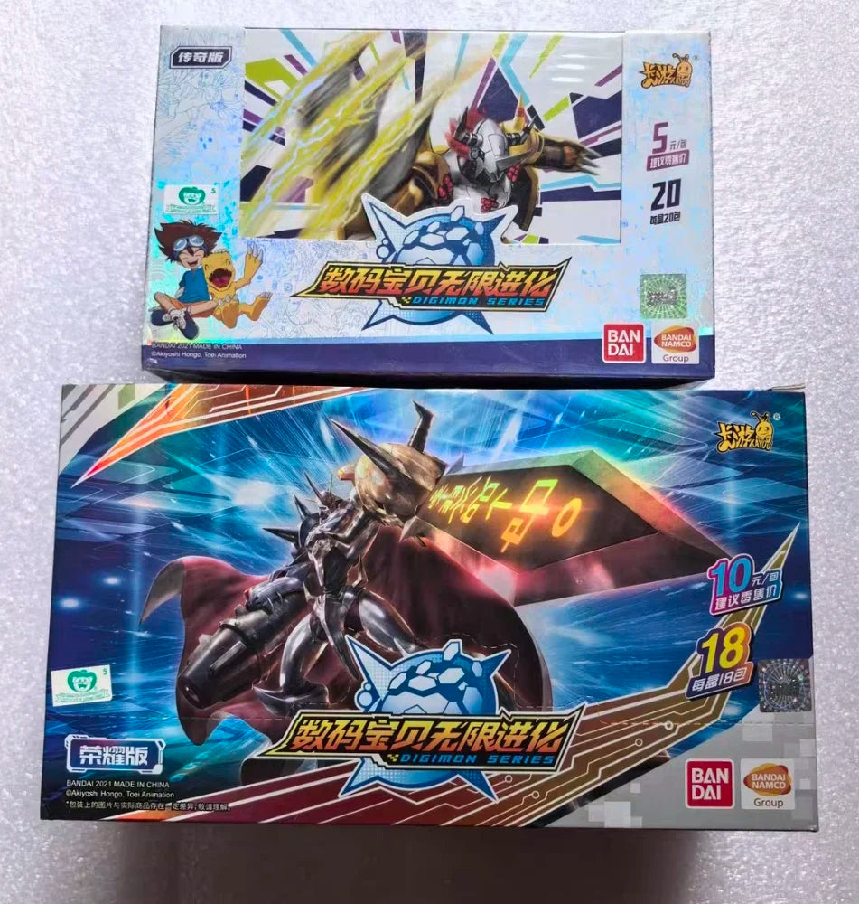 KAYOU Digimon Collection Digital Monster Cards-Legendary Tyrannosaurus Rex Adventure Trading Card Animecollect Toys Kids Gifts
