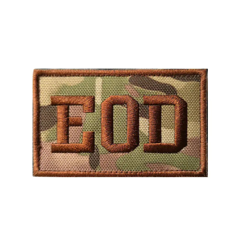 MC Camouflage Embroidered Patch for Tactical Gear