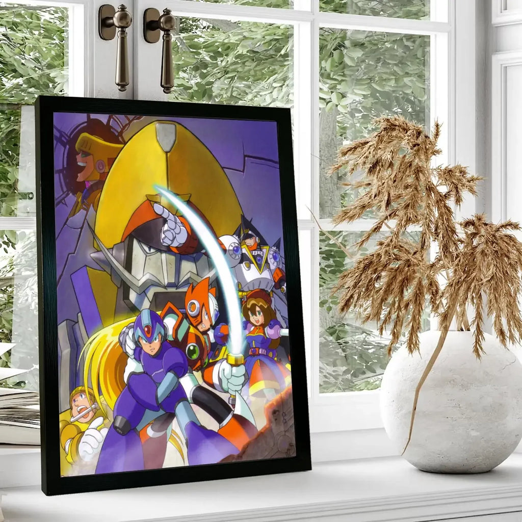mega man video games Canvas Art Poster, Wall Art, Picture Print, Modern Family, Bedroom Decor, Posters,Decorative painting