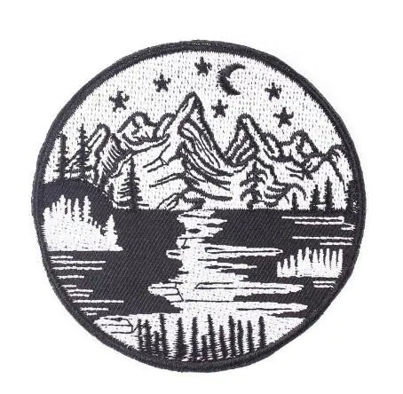 Punk Embroidery Cloth Patch Stickers for DIY Clothes