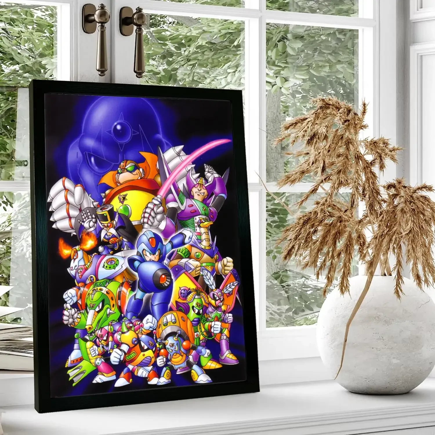 mega man video games Canvas Art Poster, Wall Art, Picture Print, Modern Family, Bedroom Decor, Posters,Decorative painting