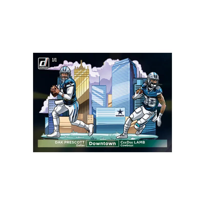 Panini 2024 Nfl Horizontal Downtown Black Joash Allen Tom Brady Justin Jefferson Diy Rugby Star Trading Cards Gift Collection
