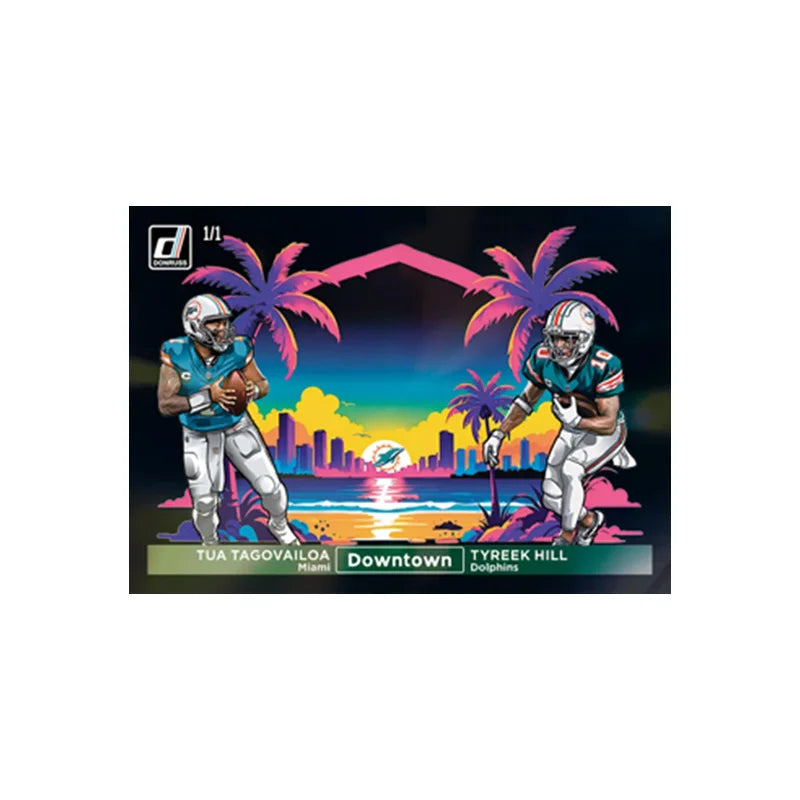 Panini 2024 Nfl Horizontal Downtown Black Joash Allen Tom Brady Justin Jefferson Diy Rugby Star Trading Cards Gift Collection