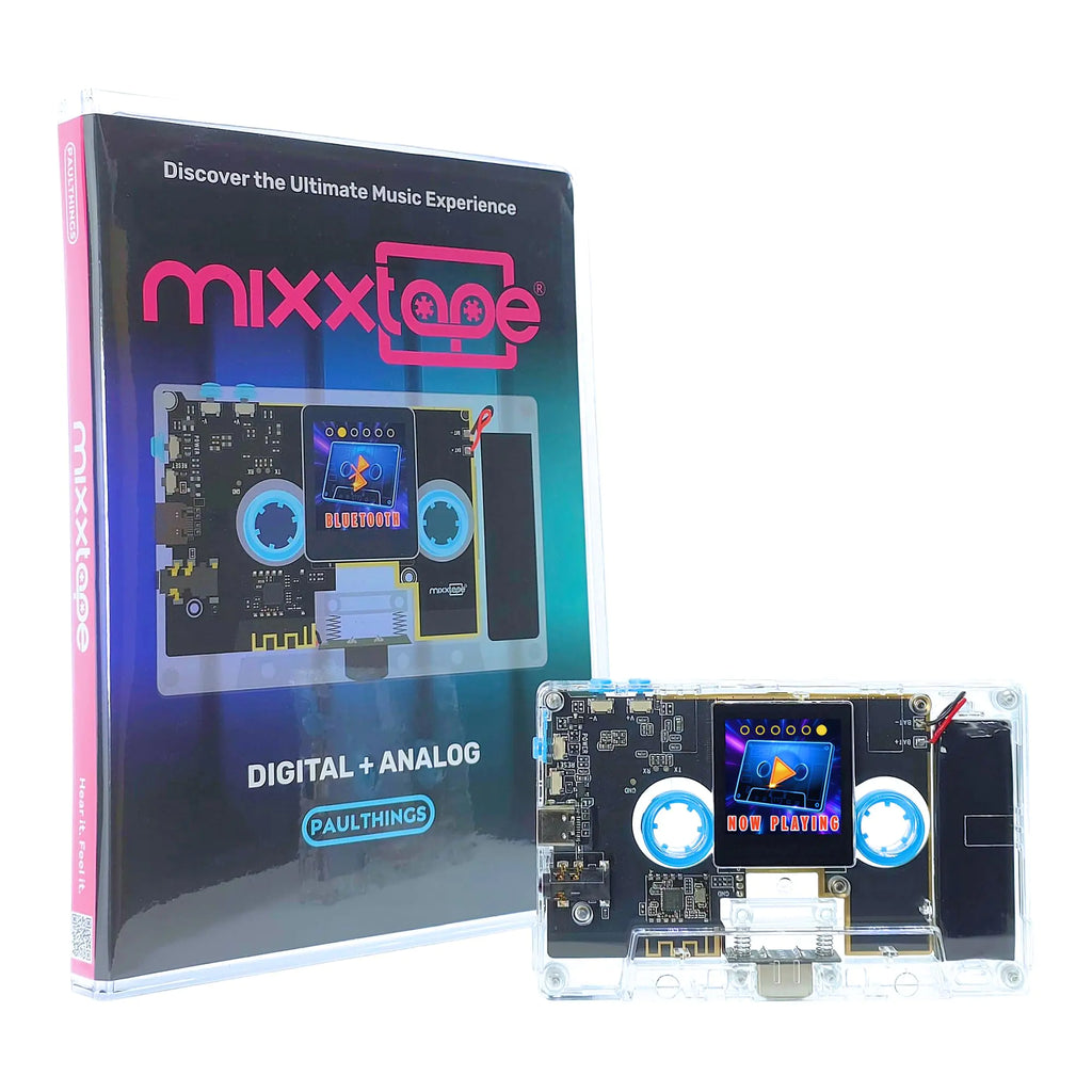 Mixxtape Music Player Digital + Analog Cassette