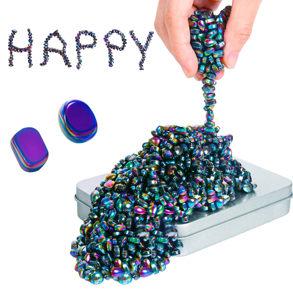 Magnetic Balls Over 1000pcs Magnet Beads Ferrite Putty Sensory Toys Fidget Toys for Adults Office Desk Toys
