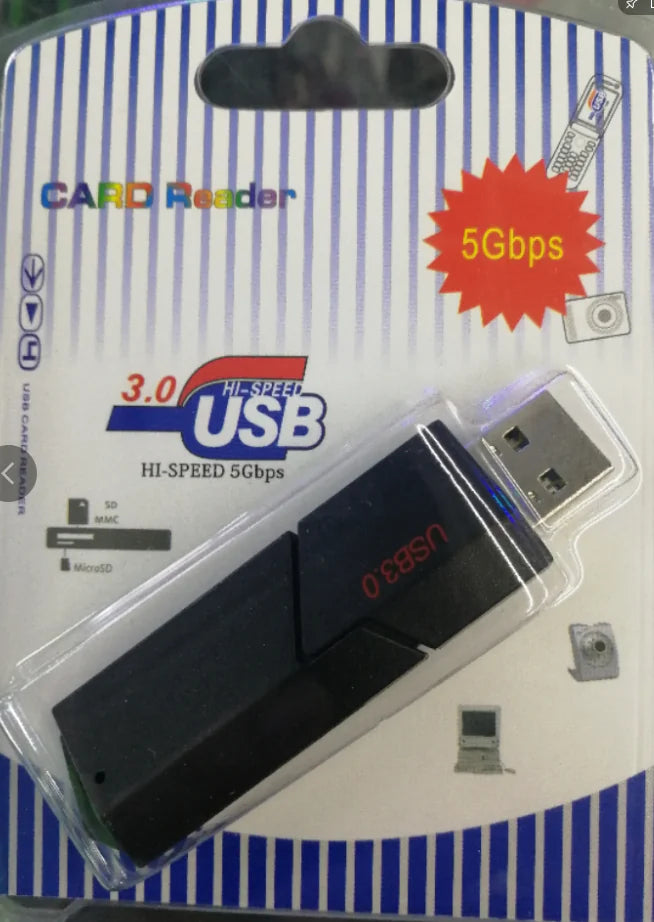High-Speed 3.0 Card Reader for Storage Cards
