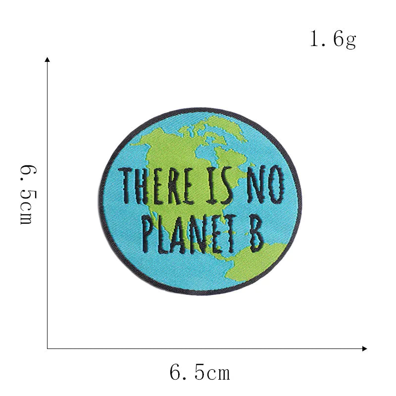 High-End Woven Cloth Embroidered Patch Stickers