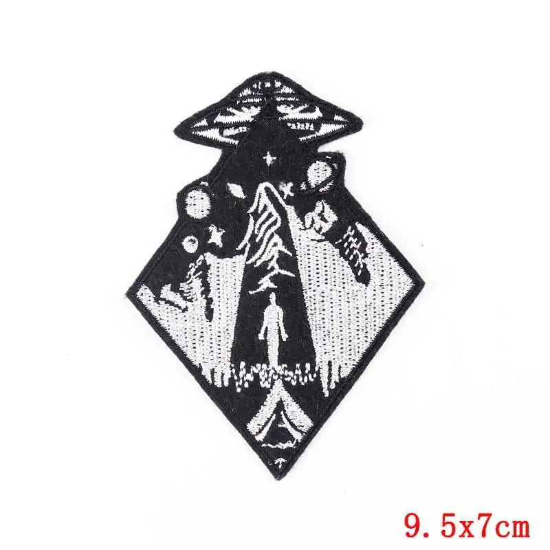 Punk Embroidery Cloth Patch Stickers for DIY Clothes