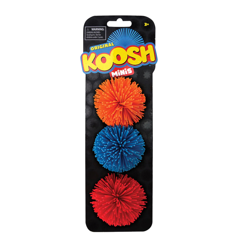 Koosh Balls Mini Variety 3 Pack - Kids Outdoor Toys Beach Toys Outdoor Games for Adults and Family Kids Toys Kids Games Outdoor Play Toys Fidget Toys Screen-Free Ages 3+