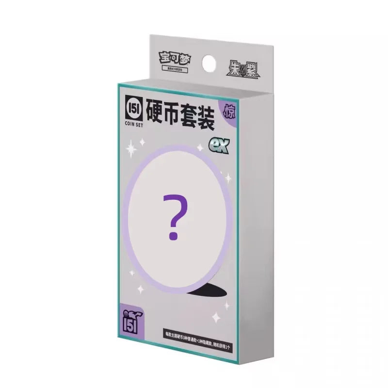 New Selling Original Poke Trading Ptcg Card 151C Jing Simplified Chinese Coin Set Random Style Birthday Gift Collection Card Toy