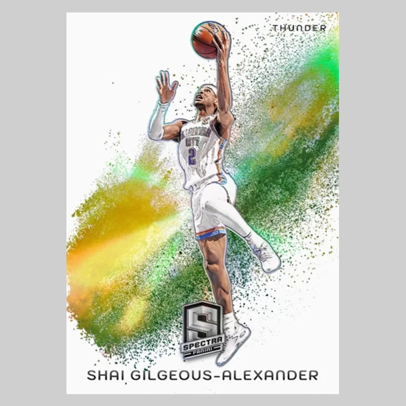 Panini 2024 Diy Homemade Best of The Nba Color Blast Wembanyama James Doncic Curry Basketball Star Trading Cards Gift Collection