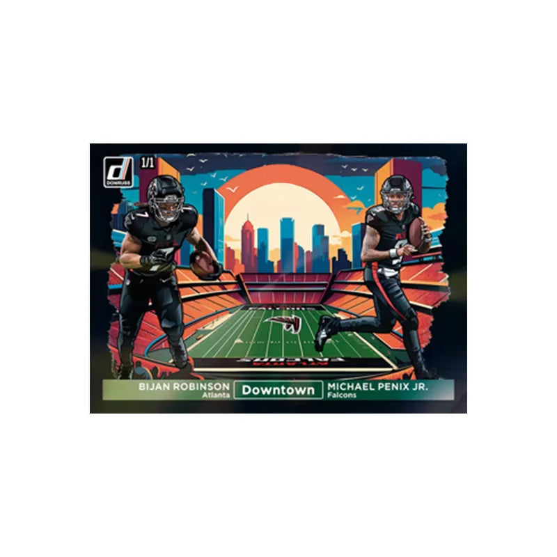 Panini 2024 Nfl Horizontal Downtown Black Joash Allen Tom Brady Justin Jefferson Diy Rugby Star Trading Cards Gift Collection