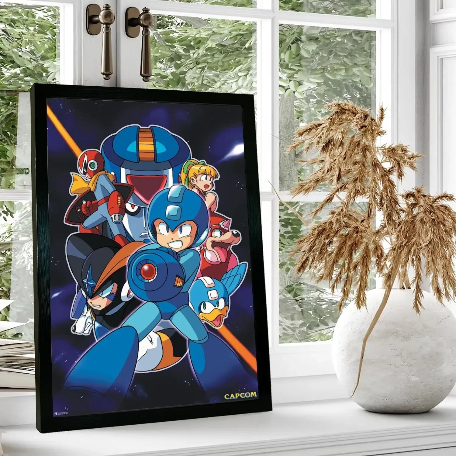 mega man video games Canvas Art Poster, Wall Art, Picture Print, Modern Family, Bedroom Decor, Posters,Decorative painting