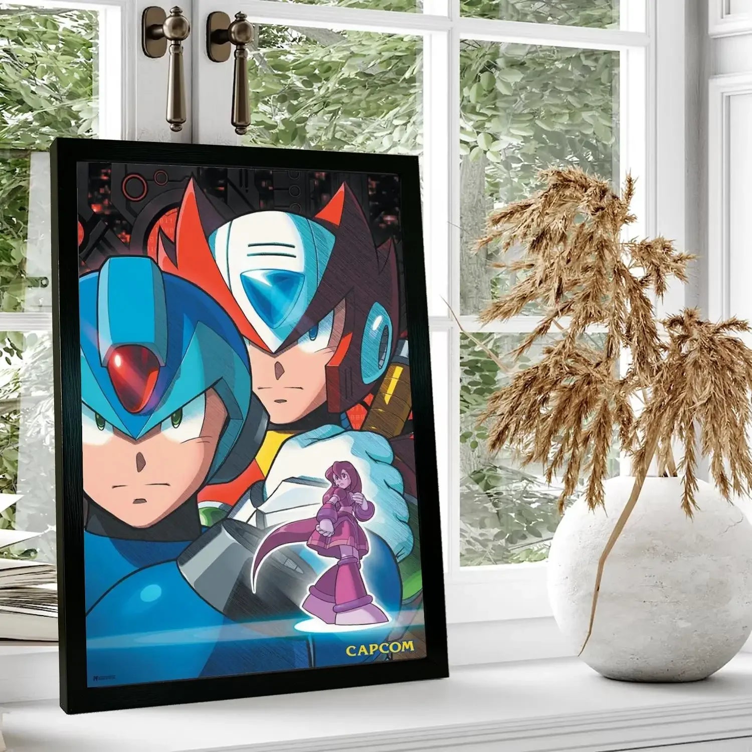 mega man video games Canvas Art Poster, Wall Art, Picture Print, Modern Family, Bedroom Decor, Posters,Decorative painting