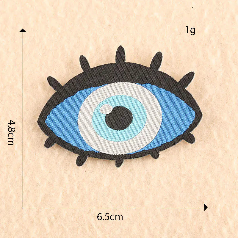 High-End Woven Cloth Embroidered Patch Stickers