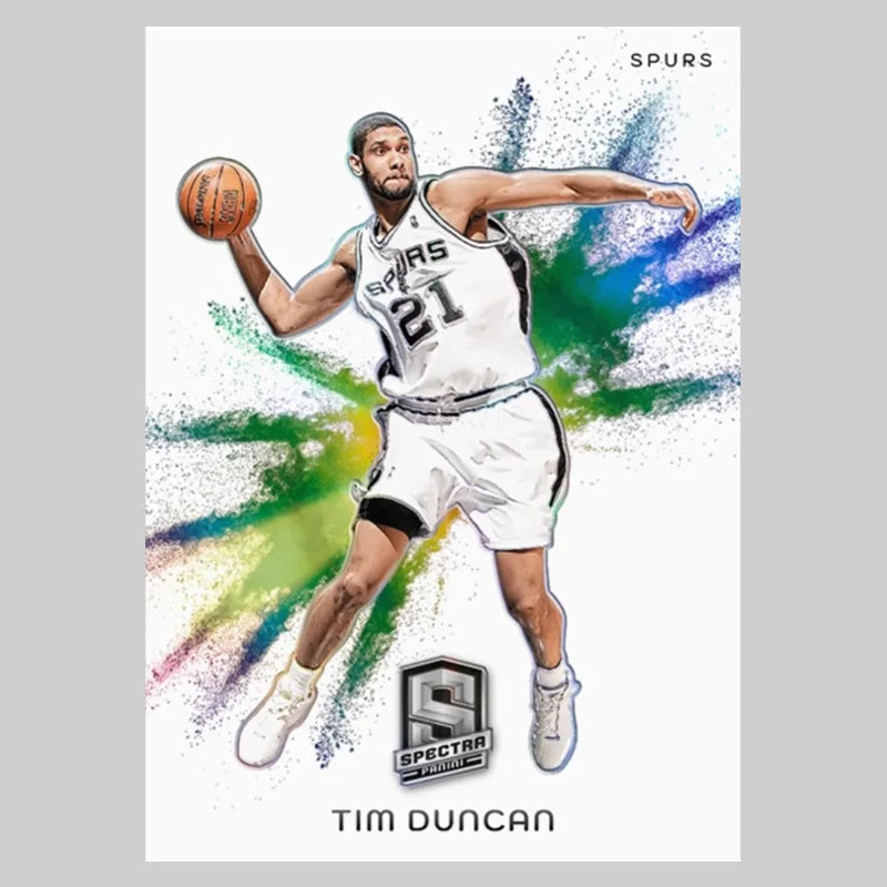 Panini 2024 Diy Homemade Best of The Nba Color Blast Wembanyama James Doncic Curry Basketball Star Trading Cards Gift Collection