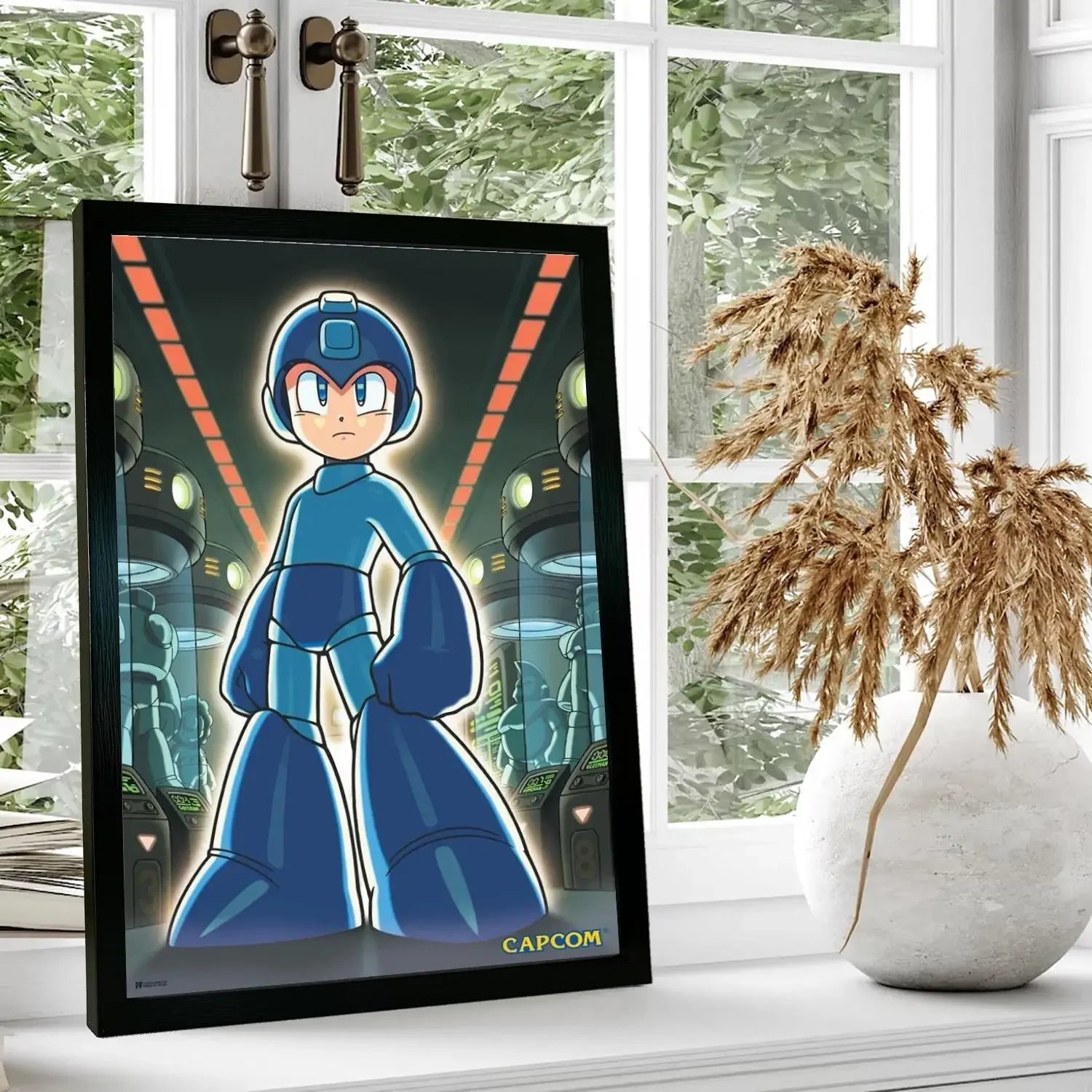 mega man video games Canvas Art Poster, Wall Art, Picture Print, Modern Family, Bedroom Decor, Posters,Decorative painting