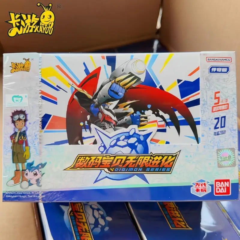 KAYOU Digimon Collection Digital Monster Cards-Legendary Tyrannosaurus Rex Adventure Trading Card Animecollect Toys Kids Gifts