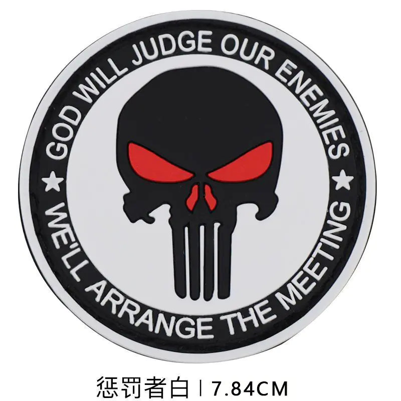 PVC National Flag Patch - Tactical Backpack Accessory